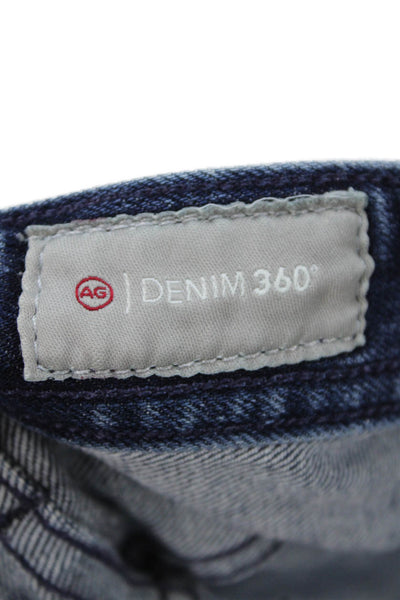 AG Adriano Goldschmied Unisex Ankle Cropped Dark Blue Jeans Size 38