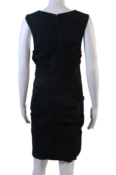 Nicole Miller, Women, Black Bodycon Sheath Dress Sleeveless Round Neck Size 8