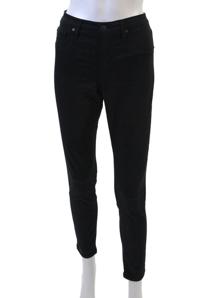 AG Adriano Goldschmied Womens The Legging Ankle Skinny Pants Black Size 28