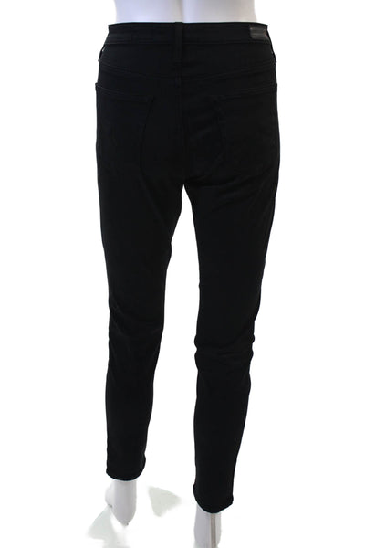 AG Adriano Goldschmied Womens The Legging Ankle Skinny Pants Black Size 28