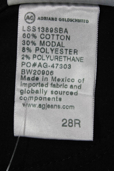 AG Adriano Goldschmied Womens The Legging Ankle Skinny Pants Black Size 28