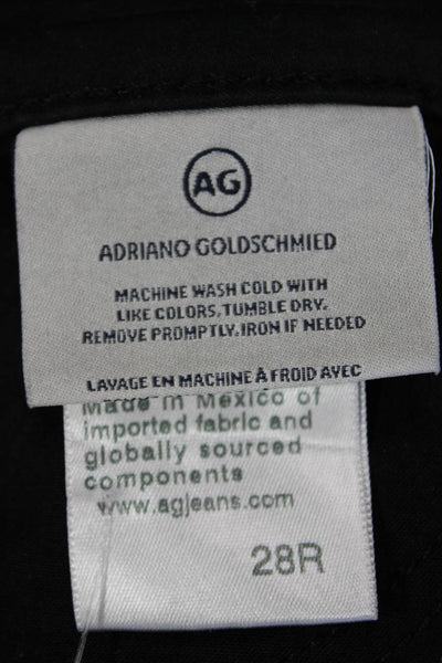AG Adriano Goldschmied Womens The Legging Ankle Skinny Pants Black Size 28