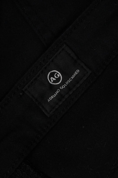 AG Adriano Goldschmied Womens The Legging Ankle Skinny Pants Black Size 28