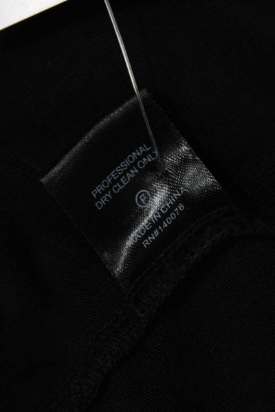 Generation Love Womens Lace Detail Long Sleeves Sweater Black Cotton Size Medium
