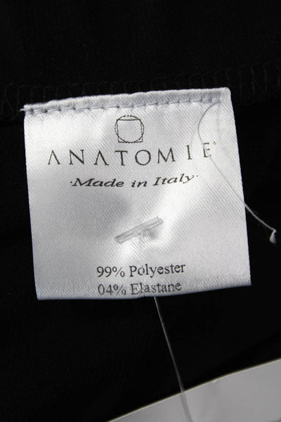 Anatomie Womens Black High Neck Sleeveless Basic Tank Cotton Size M