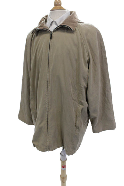 London Fog Mens Basic Jacket Beige Size 2X