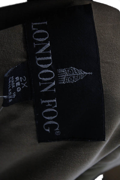 London Fog Mens Basic Jacket Beige Size 2X