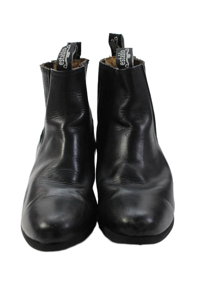 Establo Mens Cheslea Boots Black Size 9.5