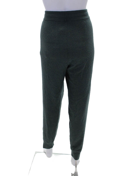 Splendid Womens Drawstring Textured Knit Pants Green Size M
