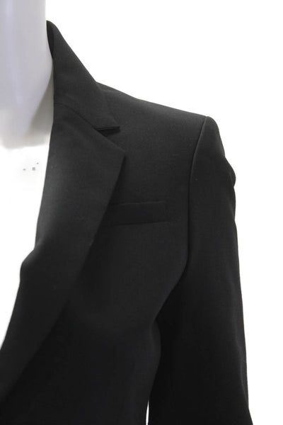 Banana Republic Womens Buttoned Blazer Black Size 0P