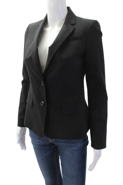 Banana Republic Womens Buttoned Blazer Black Size 0P