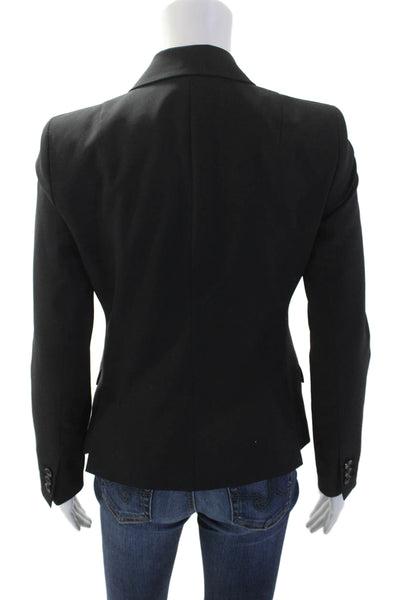 Banana Republic Womens Buttoned Blazer Black Size 0P