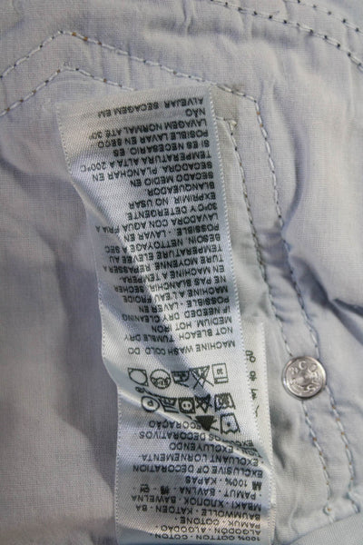 Levis Men Light Blue Wide-Leg Jeans Button Closure Size 30