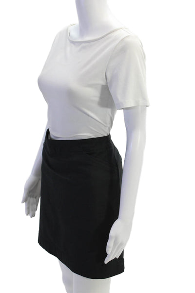 Nike Golf Womens Solid Four Pocket Mini Skort Black Size 16