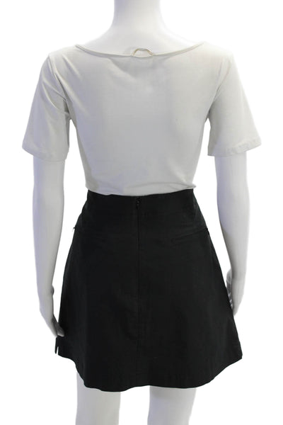 Nike Golf Womens Solid Four Pocket Mini Skort Black Size 16