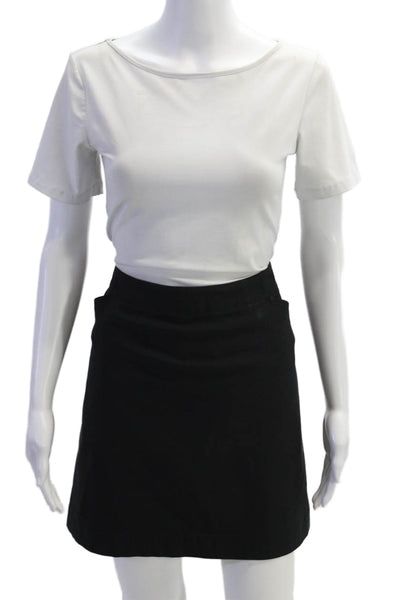 Nike Golf Womens Solid Four Pocket Mini Skort Black Size 14