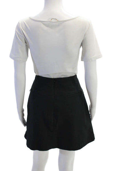Nike Golf Womens Solid Four Pocket Mini Skort Black Size 14