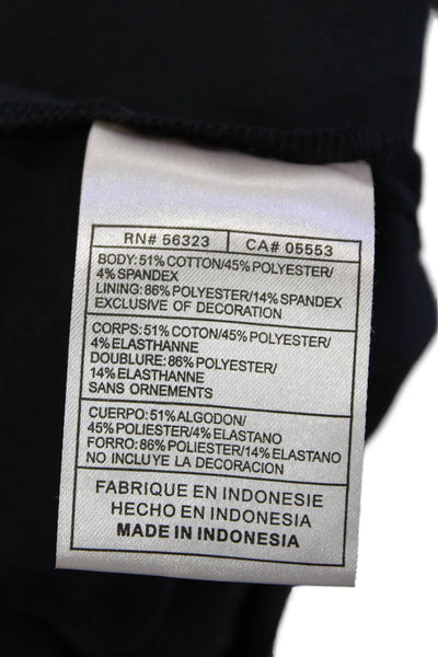Nike Golf Womens Solid Four Pocket Mini Skort Black Size 14