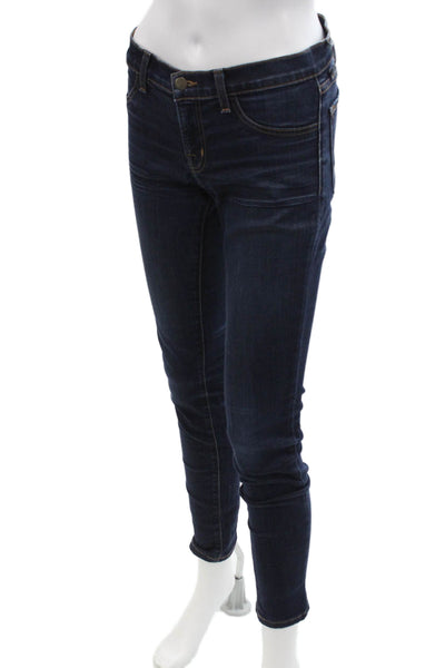 J Brand Women Ankle Skinny Dark Blue Jeans Size 27