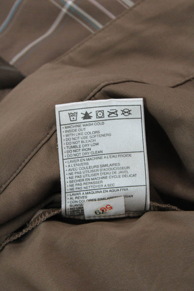 Nike Golf Womens Plaid Print Pleated Detail Athletic Skort Brown Size 6