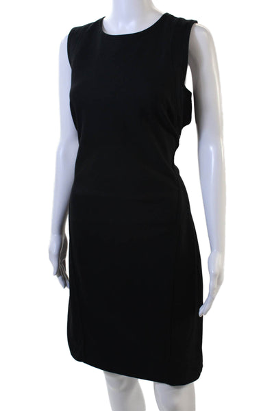 Helmut Lang Women Sheath Bodycon Black Dress Size 12