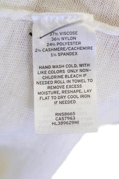 Trouve, Womens Cardigan White Tie Viscose Blend Long Sleeve Size XS