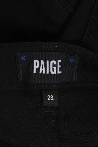 Paige Black Label Womens Black High Rise Jegging Size 28