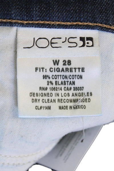 Joes Women Straight Dark Blue Jeans Size 26