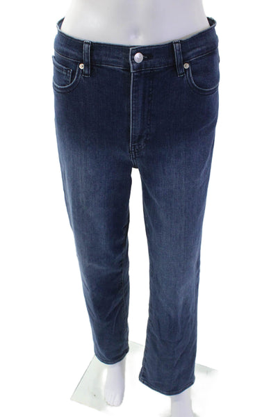 Frame Women Straight High Rise 90s Dark Blue Jeans Size 28