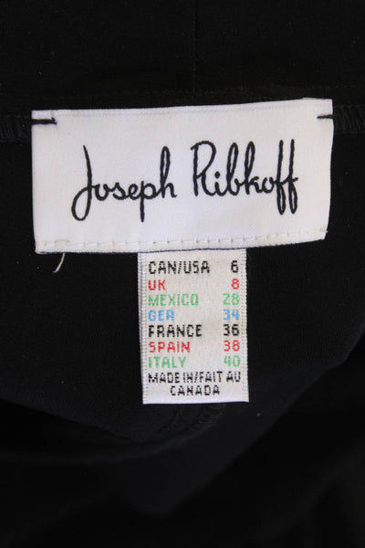 Joseph Ribkoff Womens Pull On Extreme Wide Leg Pants Black Size 6