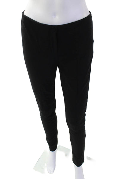 Lafayette 148 New York Womens Zip Up Skinny Leg Dress Pants Black Size Small