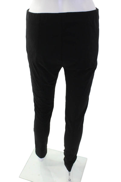 Lafayette 148 New York Womens Zip Up Skinny Leg Dress Pants Black Size Small
