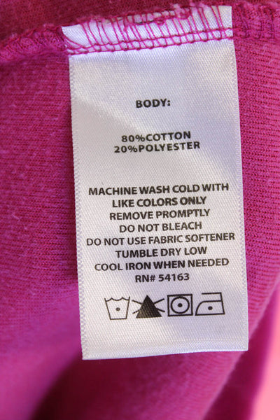 Calvin Klein Unisex Pink Pullover Sweater Cotton Blend Size L