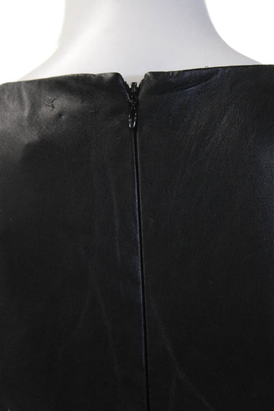 Cynthia Steffe Women Fit & Flare Mini Dress Black Knee-Length Size 4