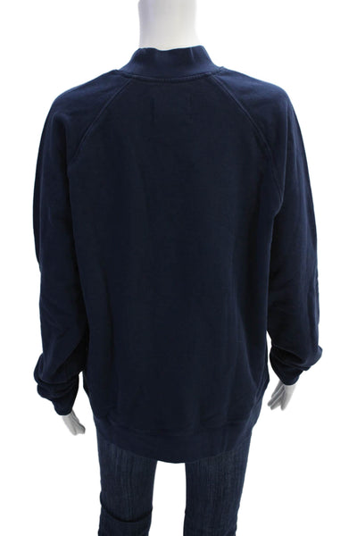 Club Monaco Unisex Dark Blue Pullover Sweatshirt Size L