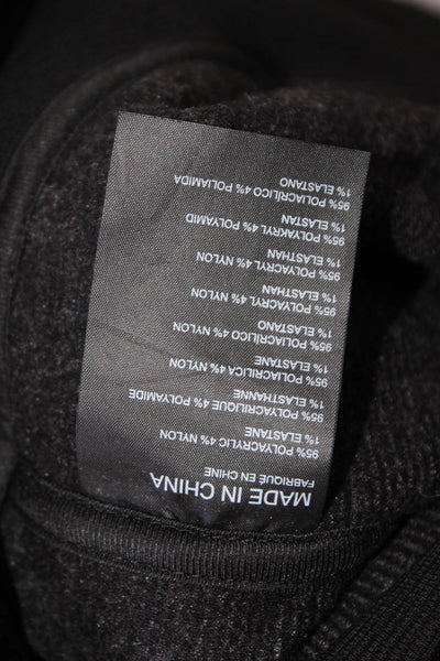 Club Monaco Mens Two Pocket Round Neck Zip Up Jacket Black Size M