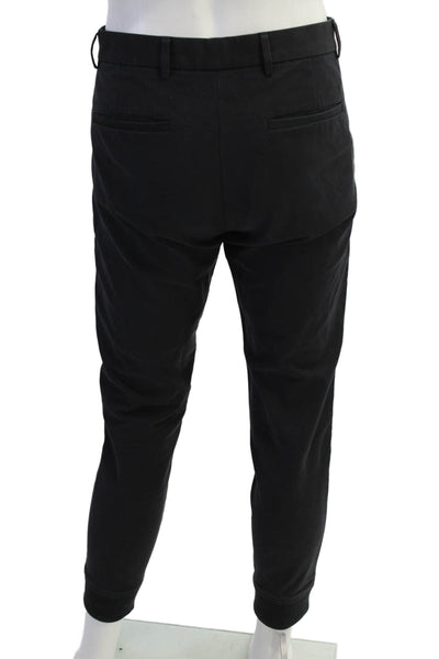Club Monaco Mens Solid Four Pocket Slim Fit Pants Black Size 32