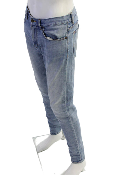 Club Monaco Men Light Blue Skinny Tapered Jeans Size 31