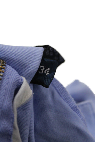 Polo Ralph Lauren Mens Cotton Flat Front Casual Slip-On Shorts Blue Size EUR 34
