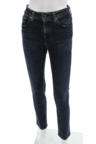 Adriano Goldschmied Womens Skinny Ankle Jeans Dark Blue Size 26