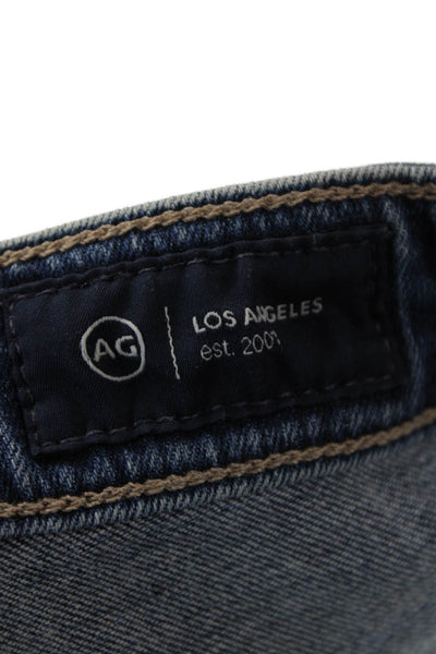 Adriano Goldschmied Women Petite Ankle Skinny Blue Jeans Mid Rise Size 25