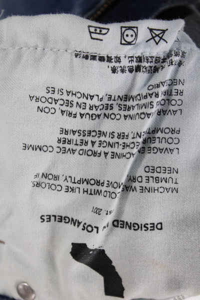 Adriano Goldschmied Women Petite Ankle Skinny Blue Jeans Mid Rise Size 25