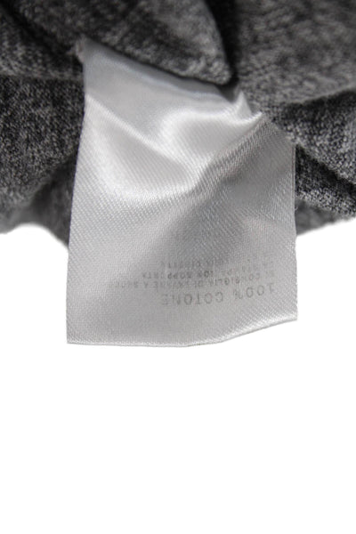 Kith Mens Cotton Round Neck Long Sleeve Casual Top Light Gray Size L
