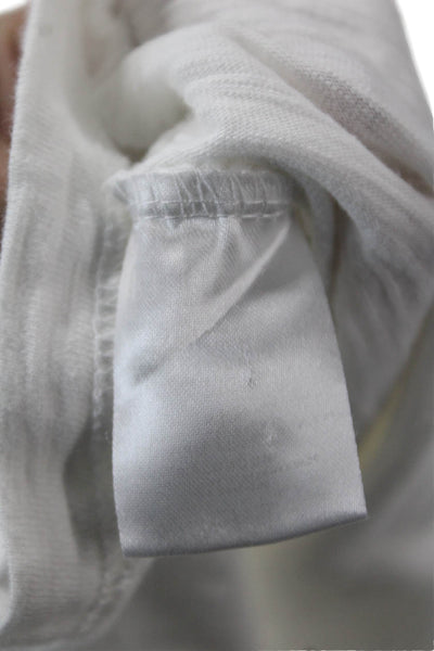 Kith Mens Cotton Buttoned Detail Long Sleeve Henley Shirt White Size L