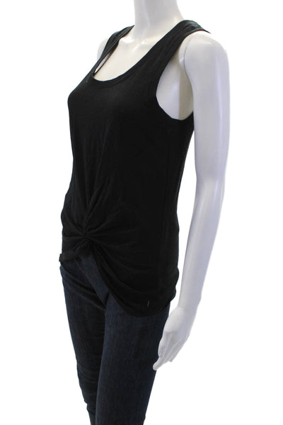 Z Supply Womens Basic Black Tank Round Neck Size XS