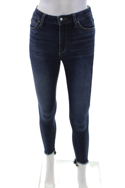 Joes Womens Ankle Skinny Dark Blue Mid-Rise Jeans Size 25