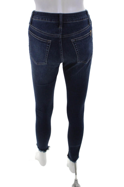 Joes Womens Ankle Skinny Dark Blue Mid-Rise Jeans Size 25