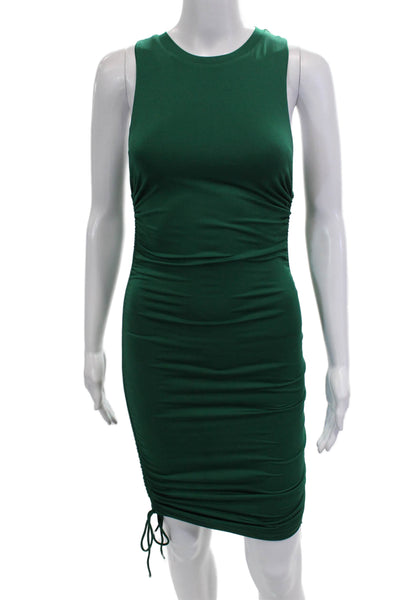 Superdown Women Bodycon Sheath Dress Green Sleeveless Size XS