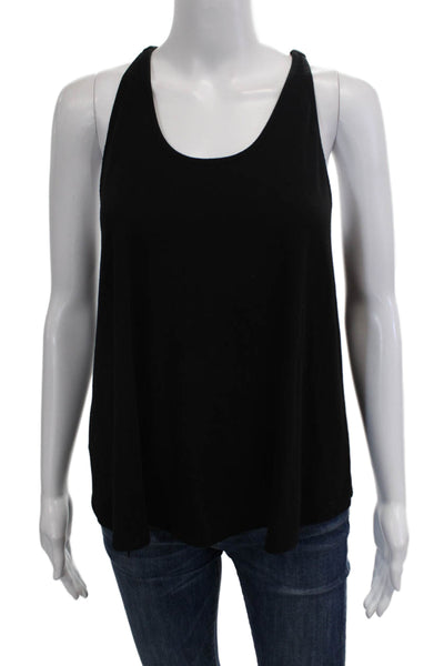 Flora Nikrooz Women Basic Jersey Tank Black Sleeveless Size S