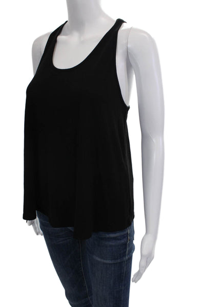 Flora Nikrooz Women Basic Jersey Tank Black Sleeveless Size S